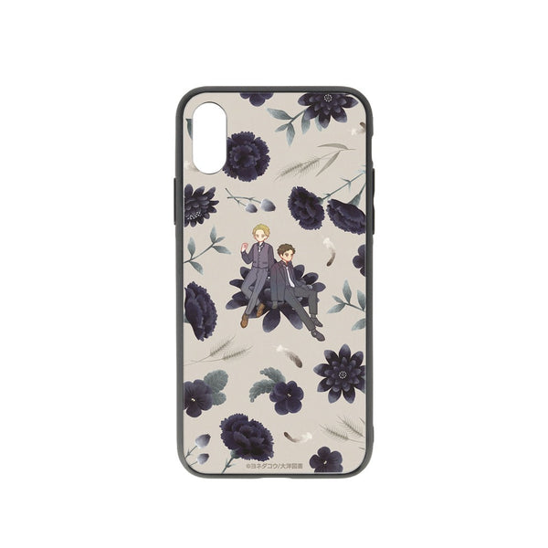 『囀る鳥は羽ばたかない』矢代&百目鬼 Botania 角丸強化ガラスiPhoneケース ver.D